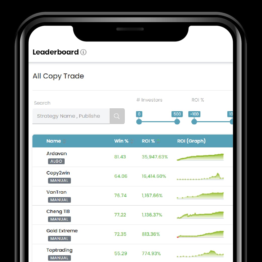 Select a Strategy Provider