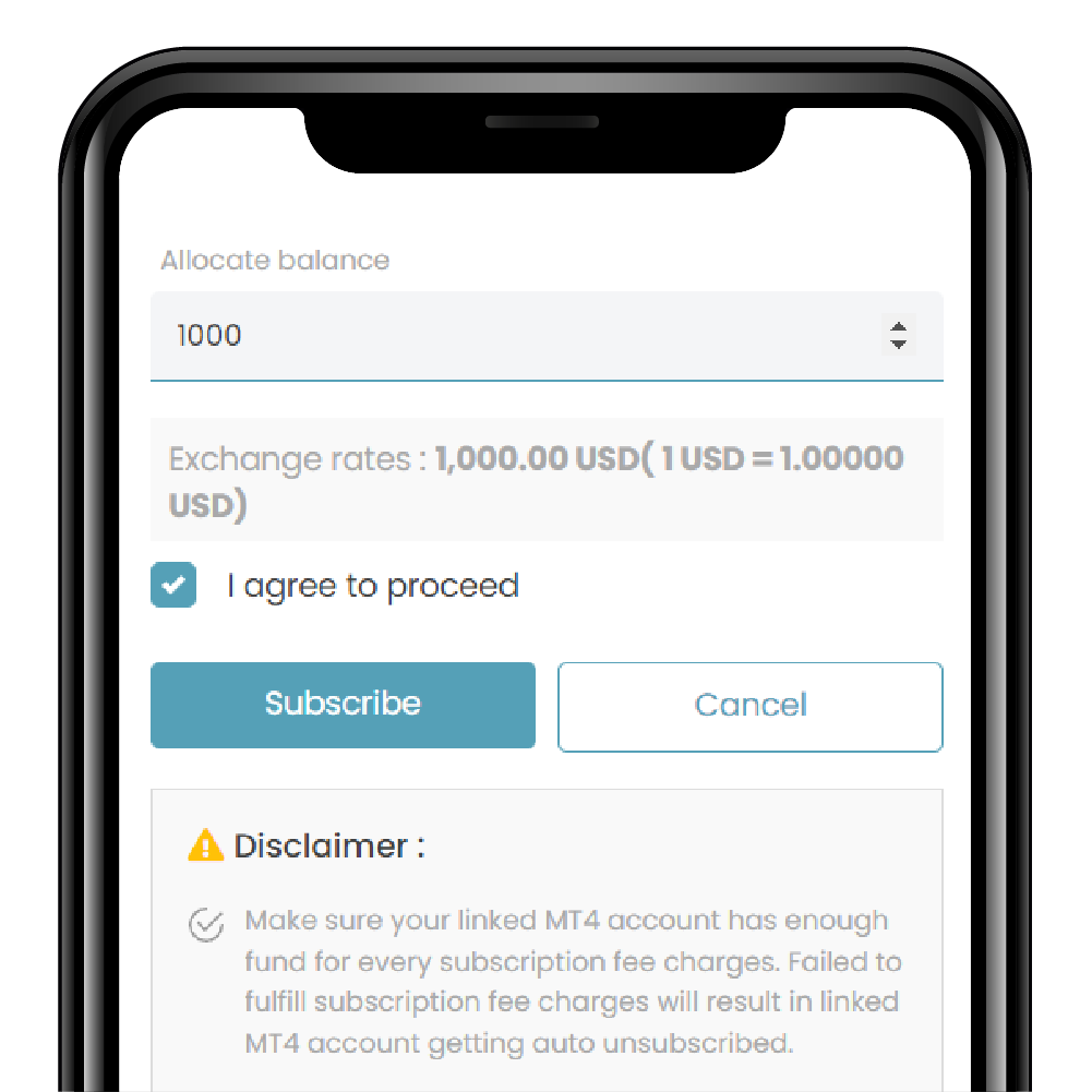 Subscribe the Strategy